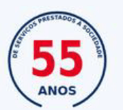 55 anos de serviços prestados à sociedade
